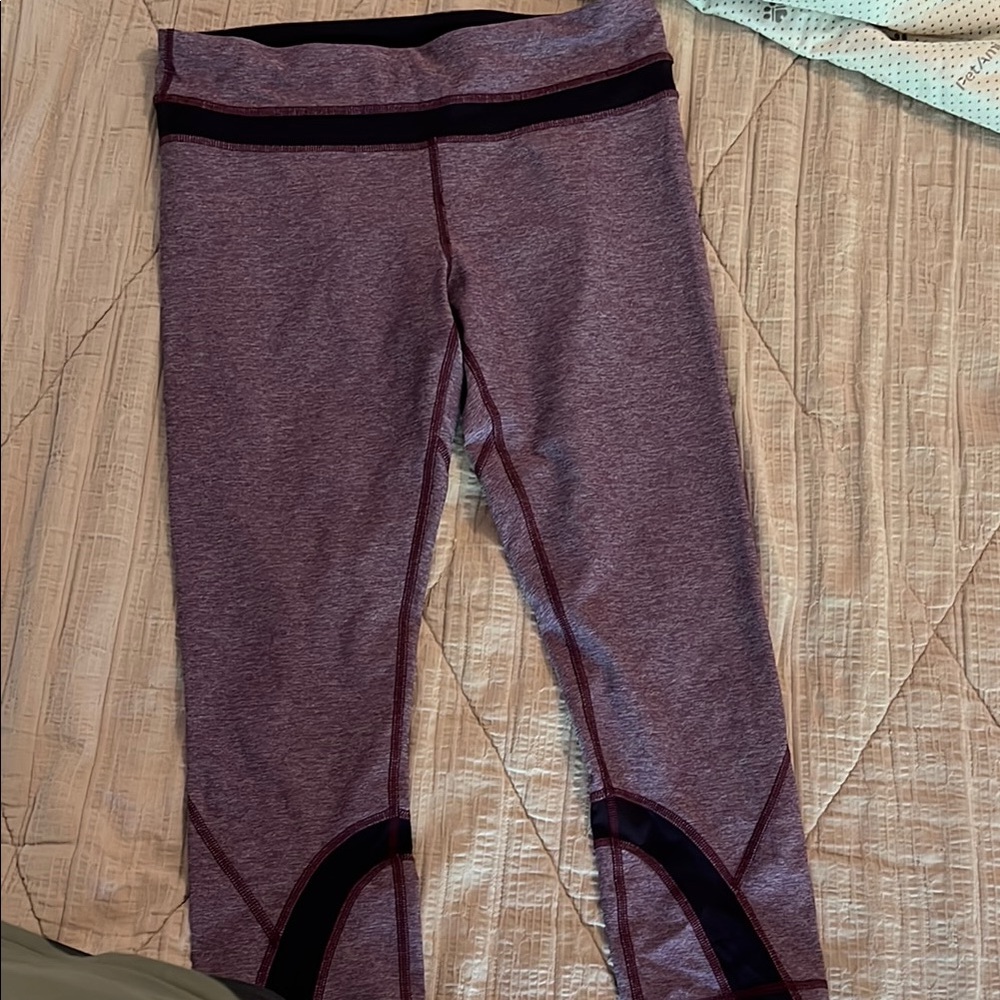 Lululemon Heather Plum Active Leggings